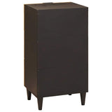Sideboard Black and Gold 40 x 33 x 75 cm Solid Mango Wood 4017851