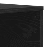 Coffee Table Black Oak 80 x 80 x 36.5 cm Engineered Wood 881671