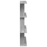 Wall Shelving Unit Grey 100 x 20 x 126 cm Engineered Wood 8012065