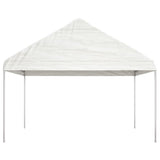 Gazebo with Roof White 4.46x4.08x3.22 m Polyethylene 3155510