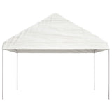 Gazebo with Roof White 4.08x2.23x3.22 m Polyethylene 362637