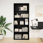 Book Cabinet Black 80x30x189 cm Engineered Wood 3314670