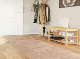 Rug Runner MARSA Sand 100 x 400 cm Polyester and PVC 42023124