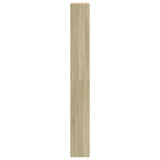 Shoe Cabinet with 4 Flip-Drawers Sonoma Oak 80x21x163.5 cm 3214366