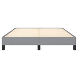 Bed Frame without Mattress Light Grey 152x203 cm Queen Fabric 346761
