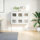 Sideboard White 100.5x39x107 cm Cold-rolled Steel 853427