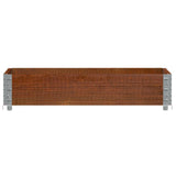 Garden Planter Brown 100x50 cm Solid Wood Pine 3295390