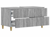 Bathroom Sink Cabinet DELFT Grey Sonoma 82 x 41x 59 cm 897021