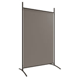 5-Panel Room Divider Anthracite 433x180 cm Fabric 350268