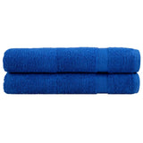 Premium Towels "SOLUND" 2 pcs Blue 100x200 cm 600 gsm 137197