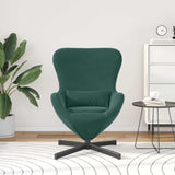 Egg Chair Dark Green 63 x 73 x 90 cm Velvet 42002758