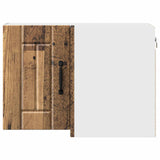 Wall Corner Cabinet LUCCA Old Wood 57 x 57 x 40 cm 884963