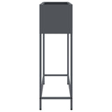 Raised Garden Planter Anthracite 100 x 26 x 82 cm Steel 865878