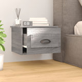 Wall-mounted Bedside Cabinets 2 pcs Grey Sonoma 41.5x36x28cm 816389