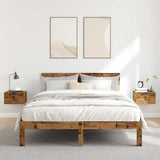 Wall-mounted Bedside Cabinets 2 pcs Old Wood 34x30x20 cm 856980