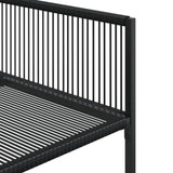 Garden Dining Set Black 3295039
