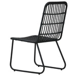 ZNTS 7 Piece Outdoor Dining Set Poly Rattan and Glass 3060247