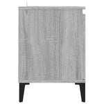 TV Cabinet with Metal Legs Grey Sonoma 103.5x35x50 cm 813162