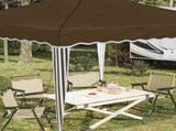 Pop-up Party Tent 288 x 288 x 245 cm Taupe Oxford Fabric 42019751