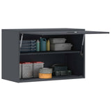 Wall Cabinet for Garage with Gas-lift Door Anthracite 883266