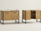 Bathroom Storage Cabinet-White 08862897