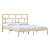 3101228 Bed Frame without Mattress Solid Wood 160x200 cm