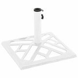 Umbrella Base White 44x44x31 cm Cast Iron 317761