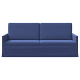 3 Seater Sofa Police Blue 190 x 81 x 82 cm Velvet 42041132