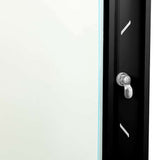 Network Cabinet with Storage Black 60 x 60 x 80 cm Steel 42017659