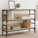 Console Table Sonoma Oak 100x32x75 cm Engineered Wood 839059