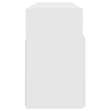 TV Cabinet with LED Lights White 120x30x50 cm 804301