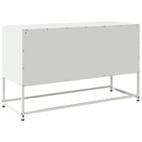 TV Cabinet White 100.5x39x60.5 cm Steel 846517