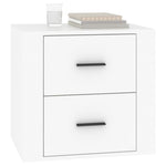 ZNTS Bedside Cabinet White 50x39x47 cm 816704