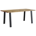 ZNTS Dining Table 150x90x75 cm Solid Wood Acacia 353298