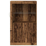 LED Sideboard Old Wood 60.5 x 37 x 100 cm Engineered Wood 863015