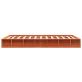 Bed Frame without Mattress Wax Brown 140x200 cm Solid Wood Pine 844428