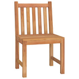 5 Piece Garden Dining Set Solid Wood Teak 3157145