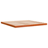 Bed Frame without Mattress Wax Brown 200x200 cm Solid Wood Pine 847146