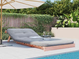 Futon Sofa Bed with Mattress 80x206x11 cm Solid Wood Douglas 846759