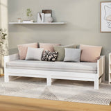 Pull-out Day Bed without Mattress White 2x cm 820258