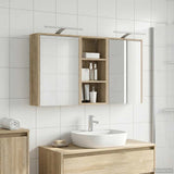 Bathroom Cabinet Set 3 pcs 116 x 16 x 62.5 cm Engineered wood 3403818