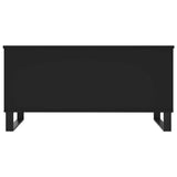 Coffee Table Black 90x44.5x45 cm Engineered Wood 830981