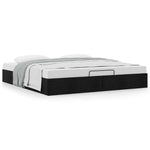 Ottoman Bed Frame without Mattress Black Super King Fabric 3310924