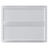 Wall Shelves 2 pcs 50x40 cm Silver Stainless Steel 30284