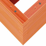 Garden Planter Wax Brown 110x40x68.5 cm Solid Wood Pine 3282496