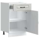 Kitchen Base Cabinet Kalmar Concrete Grey Engineered Wood 853481