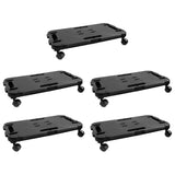 Transport Trolleys 5 pcs Black Polypropylene 200 kg 3157513