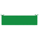 2-Piece Bench Cushions SOEST 2 pcs 100% Polyester Green 949063