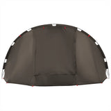 Fishing Tent 4-Person Brown Waterproof 4005318