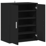 Shoe Cabinet Black 60x35x70 cm Engineered Wood 808919